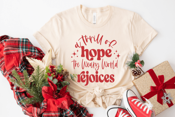 A Thrill of Hope Graphics for Crafts and Seasonal Design