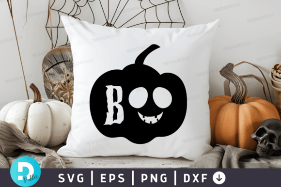 Boo SVG Design: A Halloween-Themed Graphic Asset for Crafts and Website Content