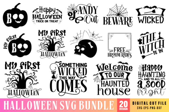 Halloween SVG Bundle: Graphics for Crafts and Design