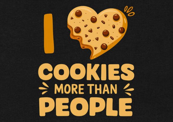 I Cookies More Than People T- Shirt Des Graphics Review