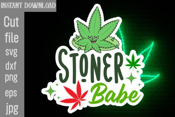 Stoner Babe SVG Cut File Review